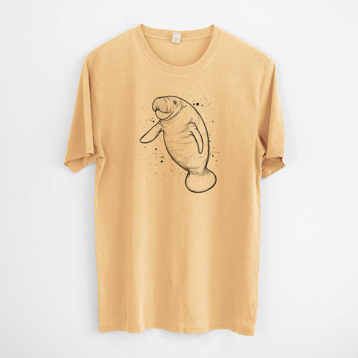 Manatee -  Mineral Wash 100% Organic Cotton Short Sleeve