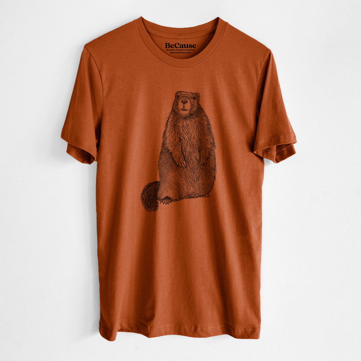 Yellow-bellied Marmot - Marmota flaviventris - Lightweight 100% Cotton Unisex Crewneck