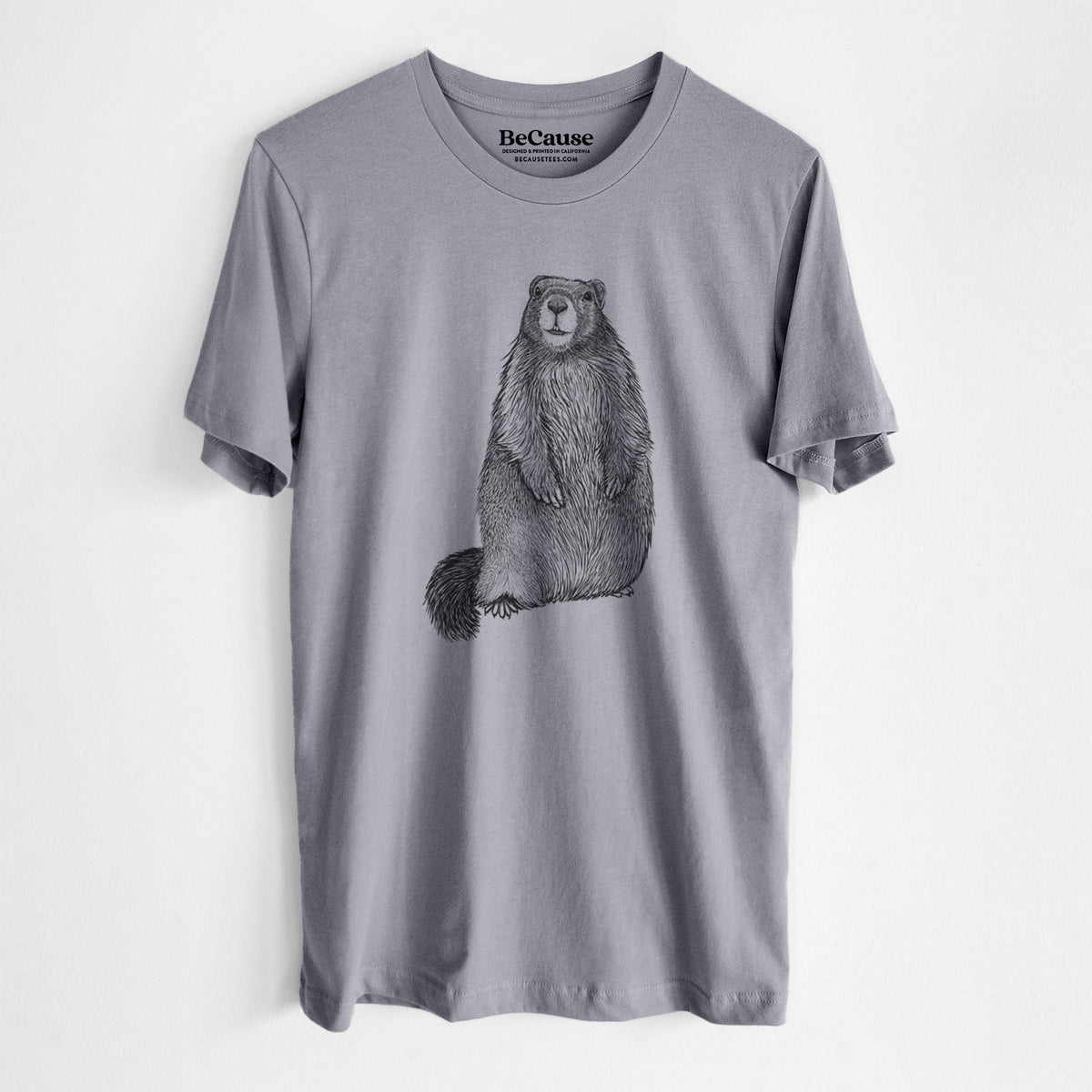 Yellow-bellied Marmot - Marmota flaviventris - Lightweight 100% Cotton Unisex Crewneck