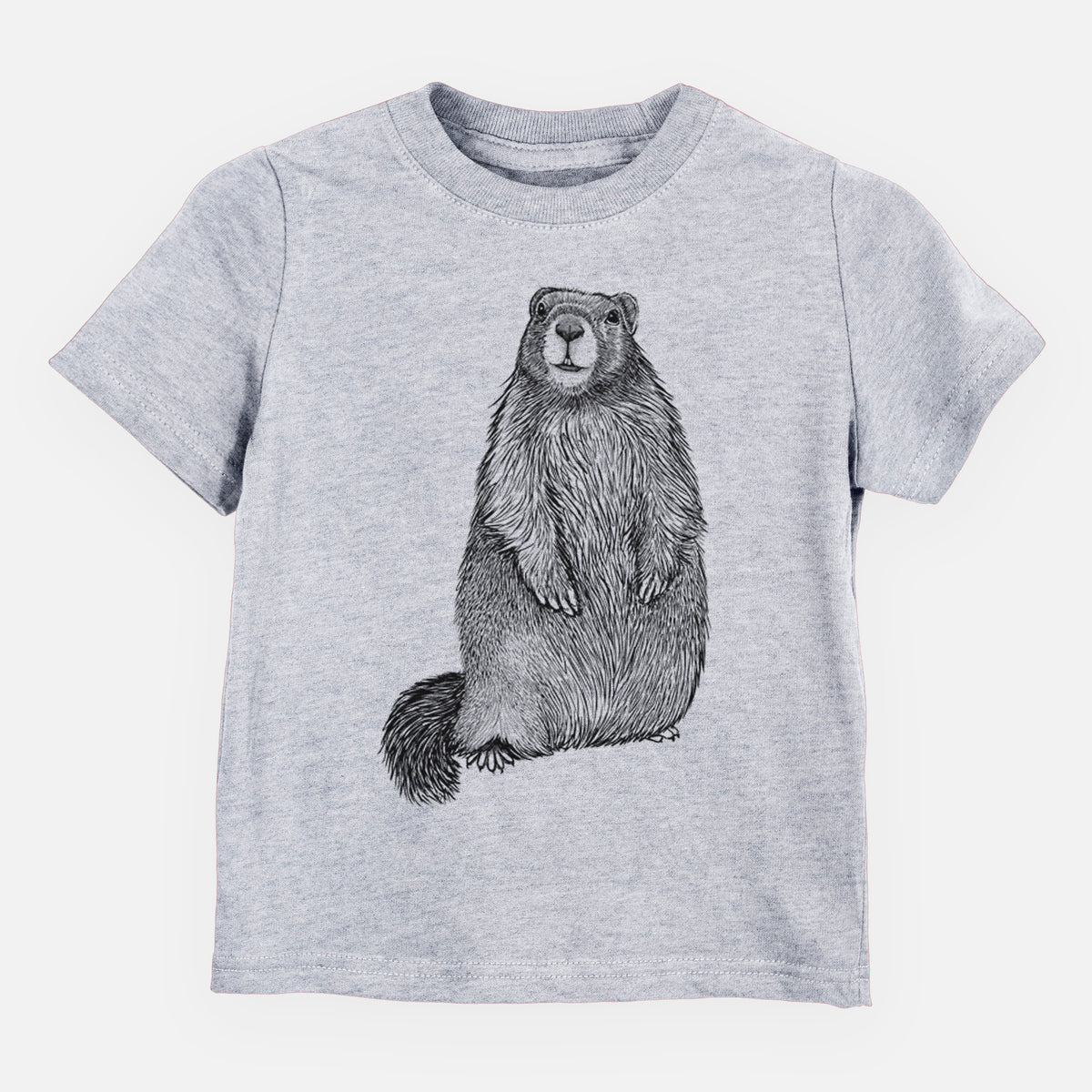Yellow-bellied Marmot - Marmota flaviventris - Kids Shirt