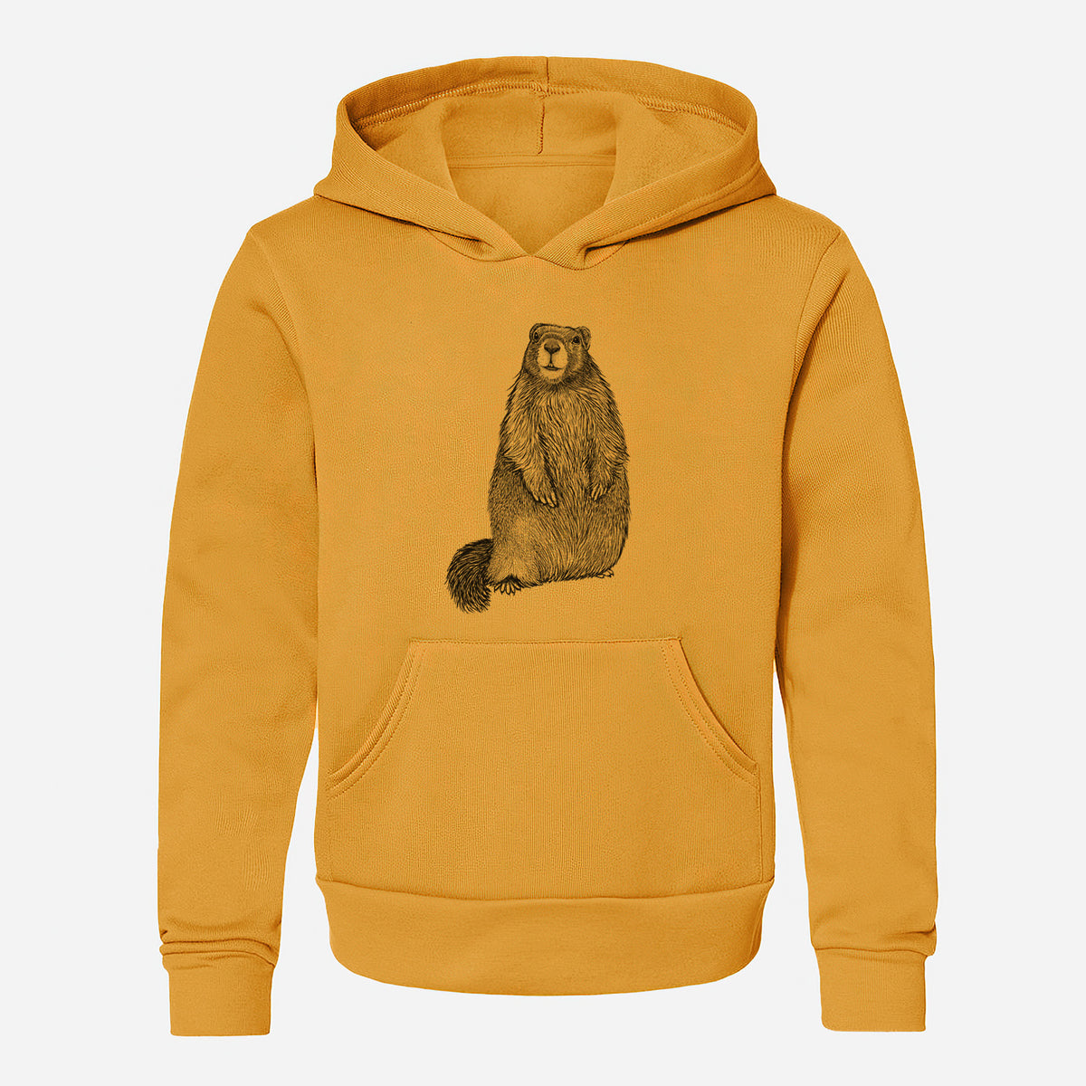 Yellow-bellied Marmot - Marmota flaviventris - Youth Hoodie Sweatshirt