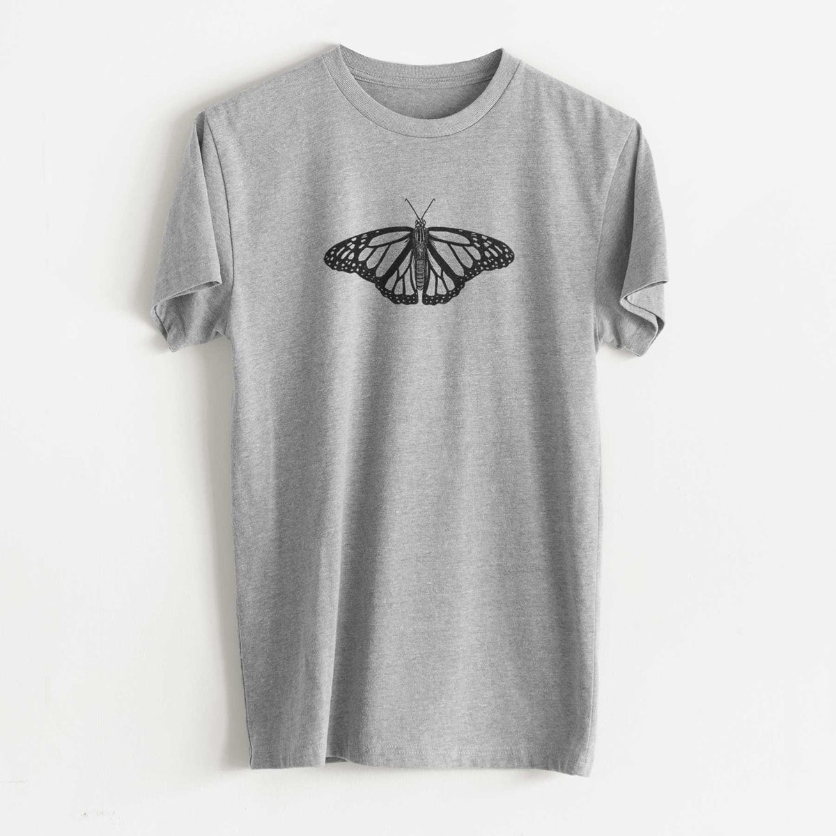 Danaus plexippus - Monarch Butterfly - Unisex Recycled Eco Tee  - CLOSEOUT - FINAL SALE
