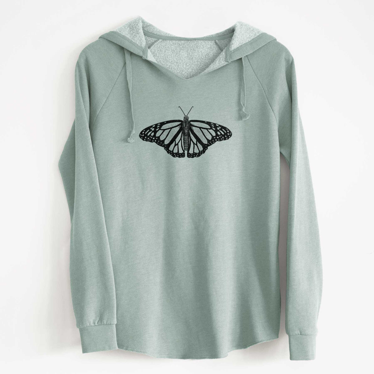 Danaus plexippus - Monarch Butterfly - Cali Wave Hooded Sweatshirt