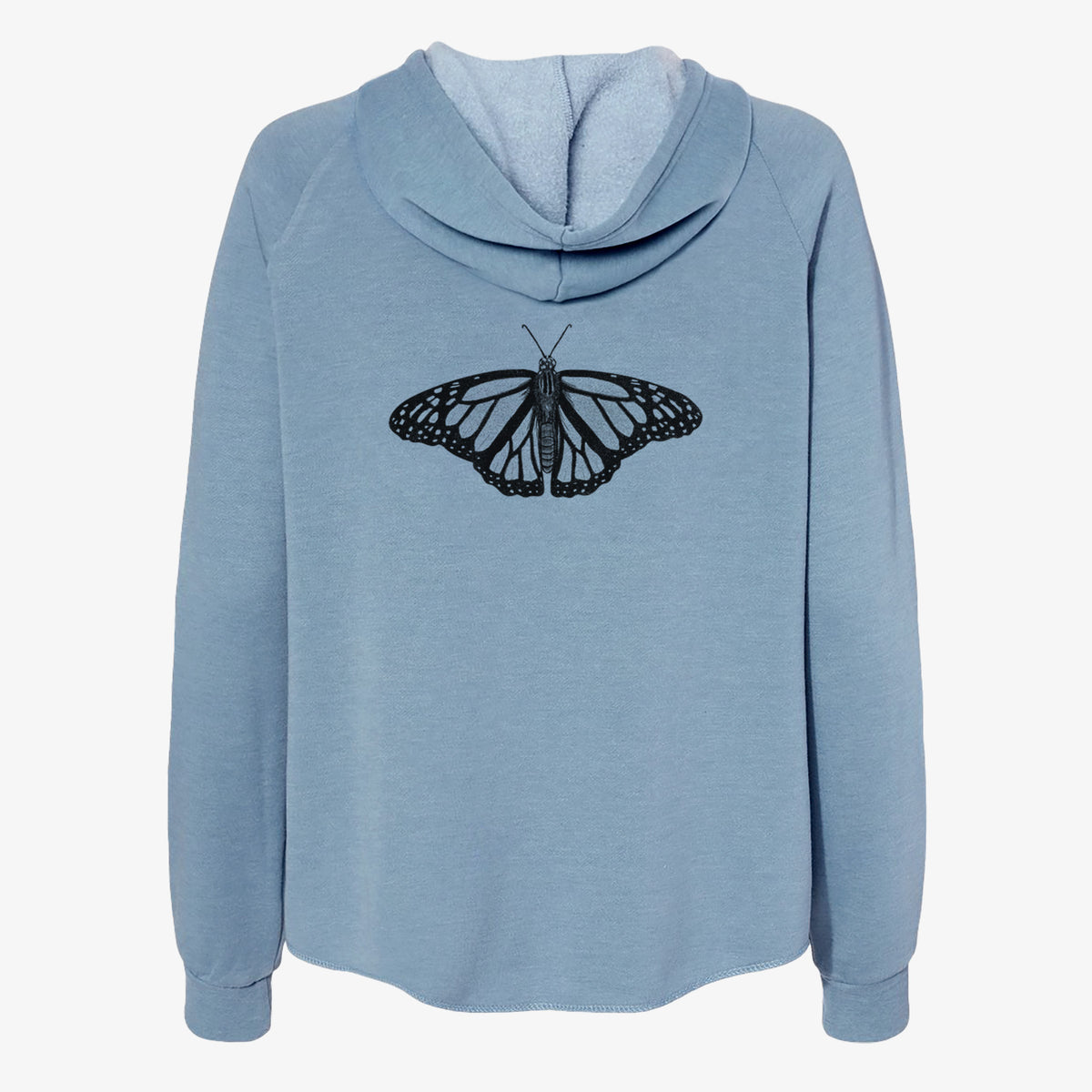 Danaus plexippus - Monarch Butterfly - Women&#39;s Cali Wave Zip-Up Sweatshirt
