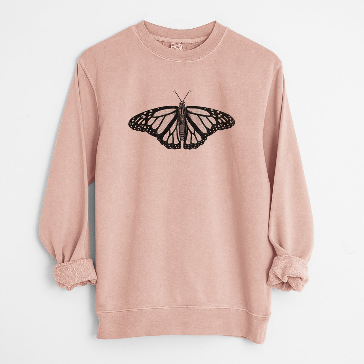 Danaus plexippus - Monarch Butterfly - Unisex Pigment Dyed Crew Sweatshirt