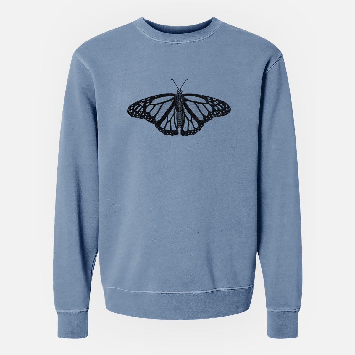 Danaus plexippus - Monarch Butterfly - Unisex Pigment Dyed Crew Sweatshirt