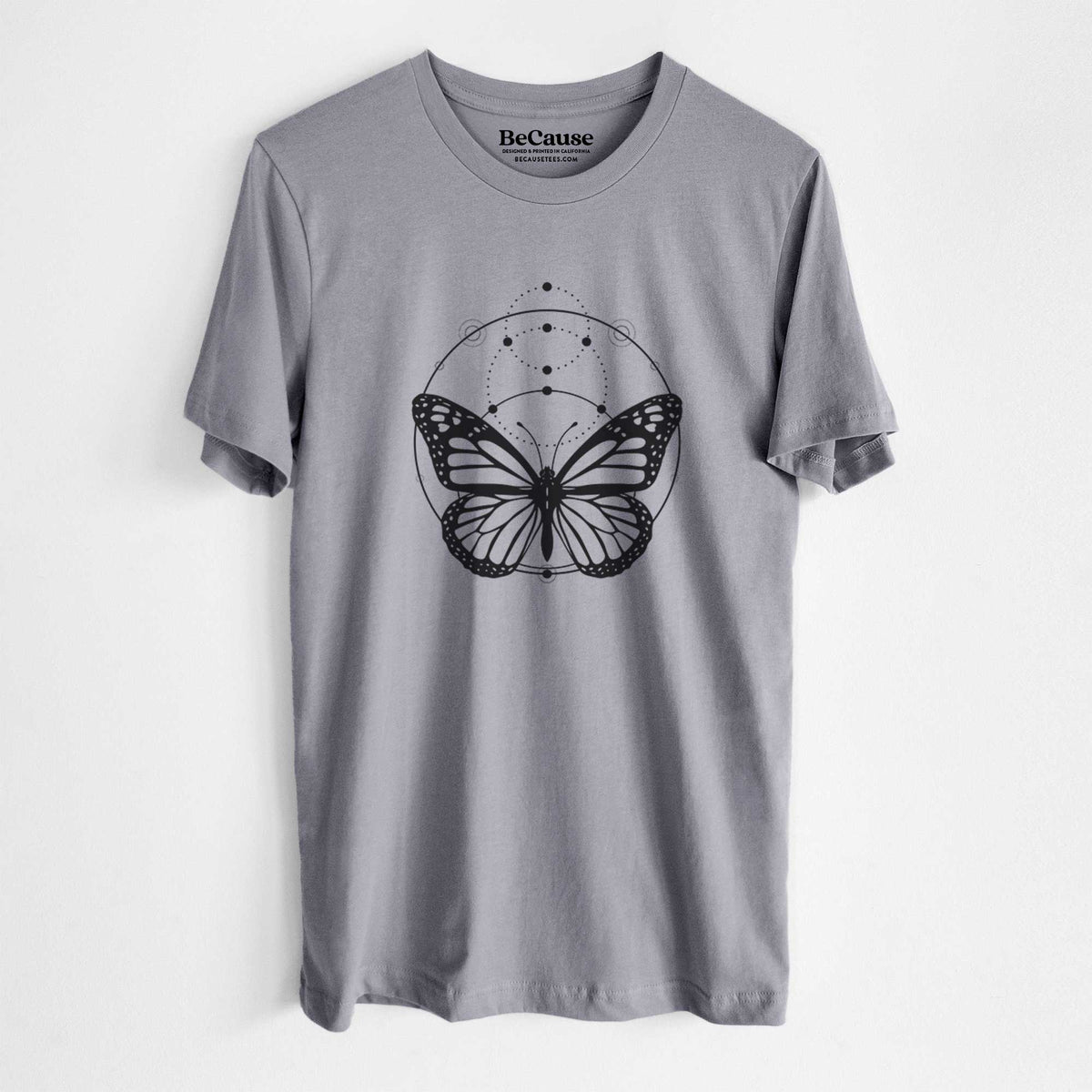 Monarch Symmetry - Lightweight 100% Cotton Unisex Crewneck