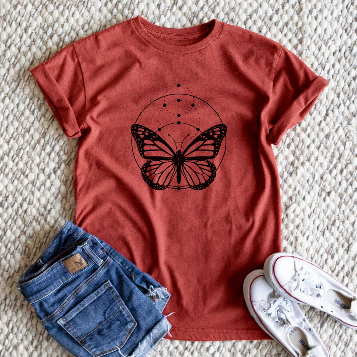 Monarch Symmetry - Unisex Recycled Eco Tee  - CLOSEOUT - FINAL SALE