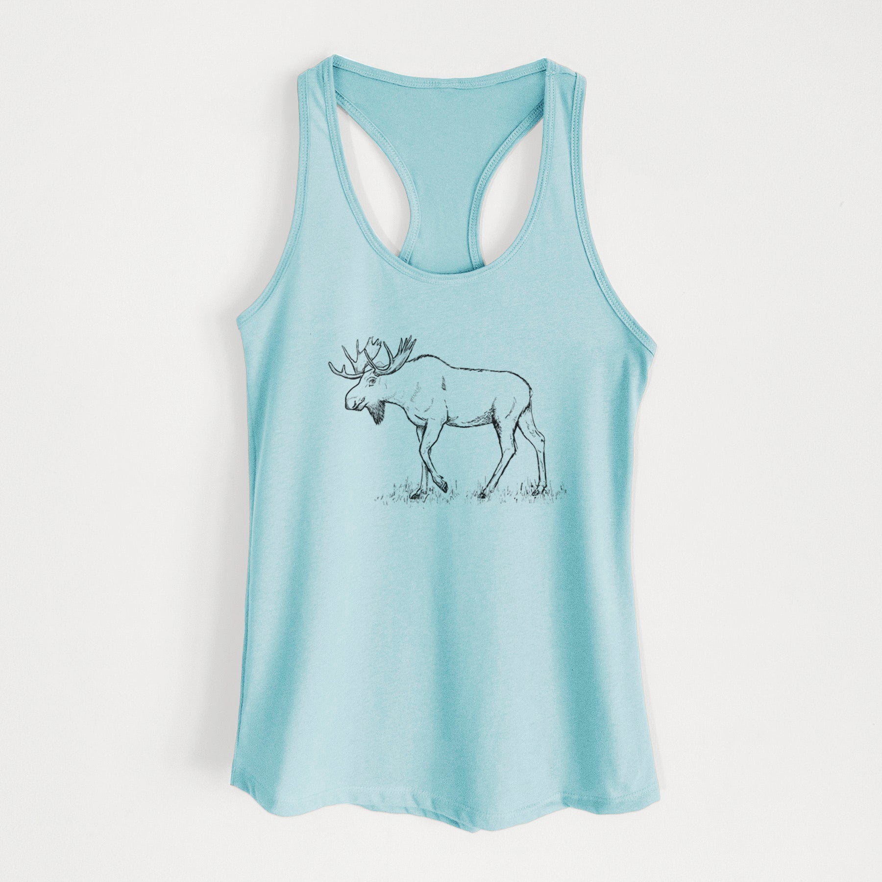Bull Moose - Alces alces - Women's Racerback Tanktop
