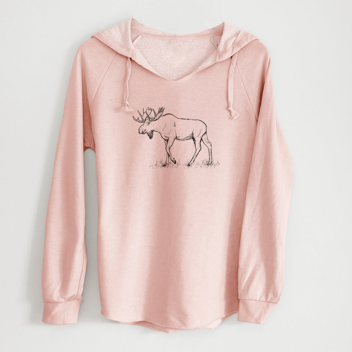 Bull Moose - Alces alces - Cali Wave Hooded Sweatshirt