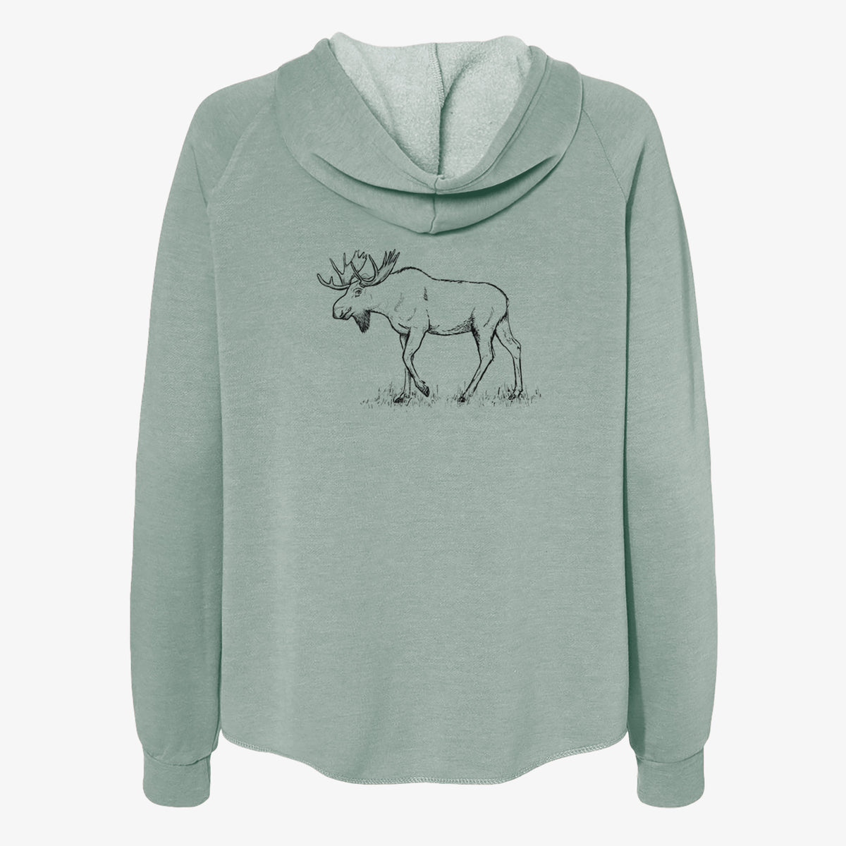 Bull Moose - Alces alces - Women&#39;s Cali Wave Zip-Up Sweatshirt