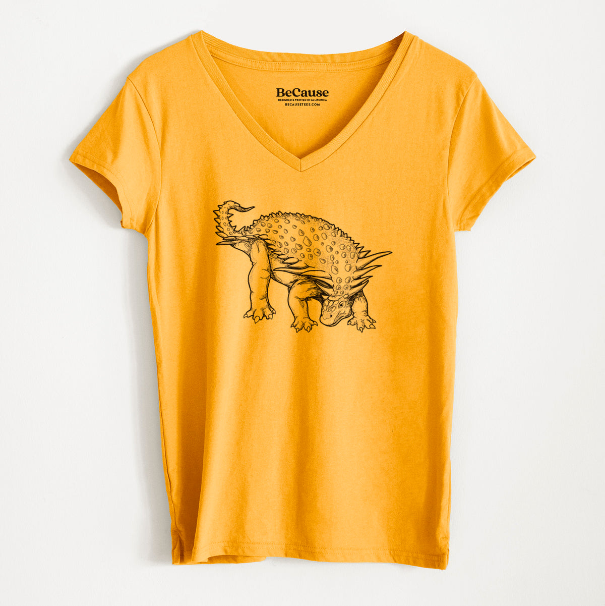Nodosaurus Textilis - Women&#39;s 100% Recycled V-neck