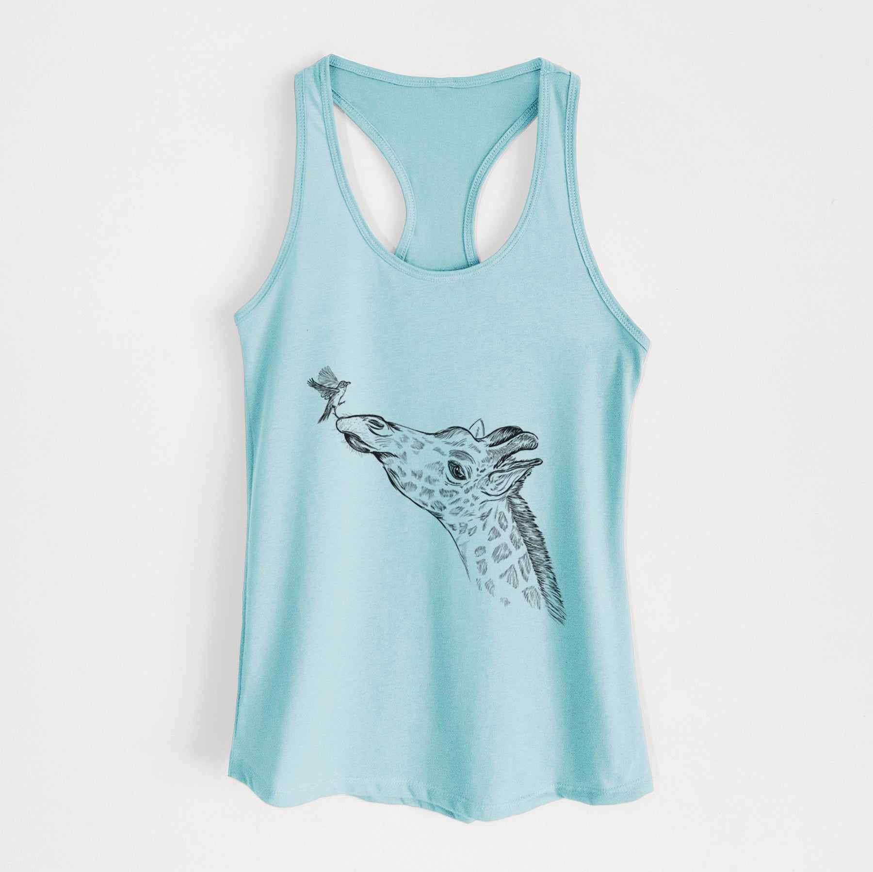 Northern Giraffe - Giraffa camelopardalis - Women's Racerback Tanktop