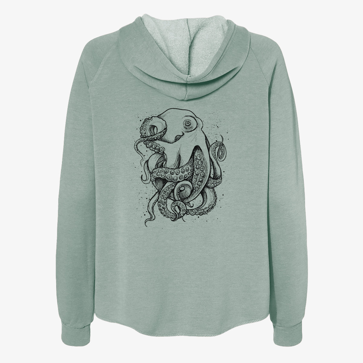 Octopus Vulgaris - Common Octopus - Women&#39;s Cali Wave Zip-Up Sweatshirt