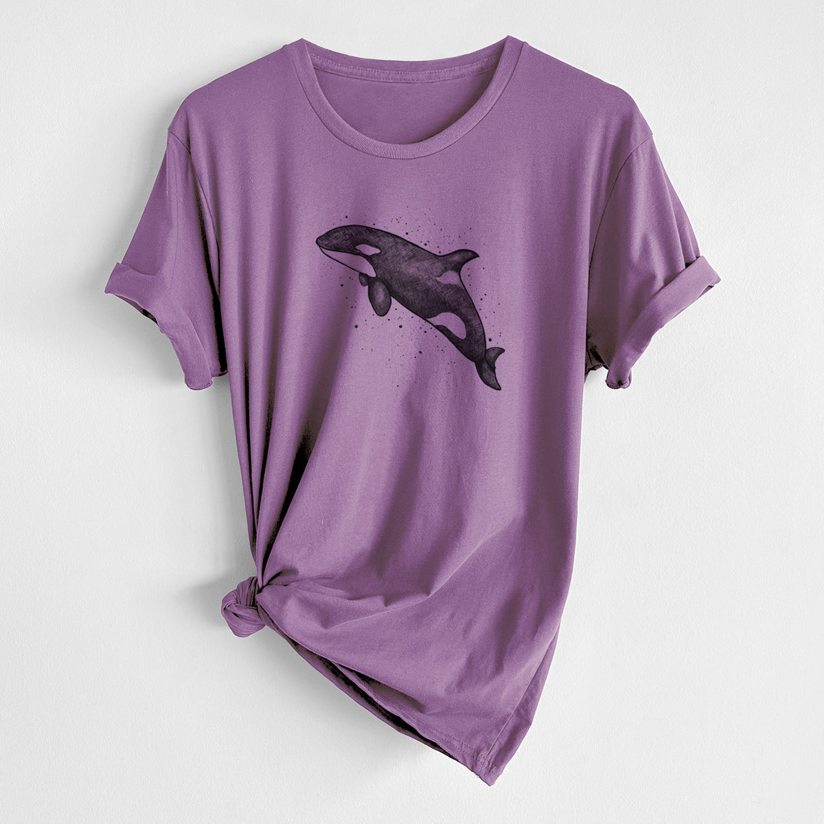 Orca Whale - Unisex Crewneck - Made in USA - 100% Organic Cotton