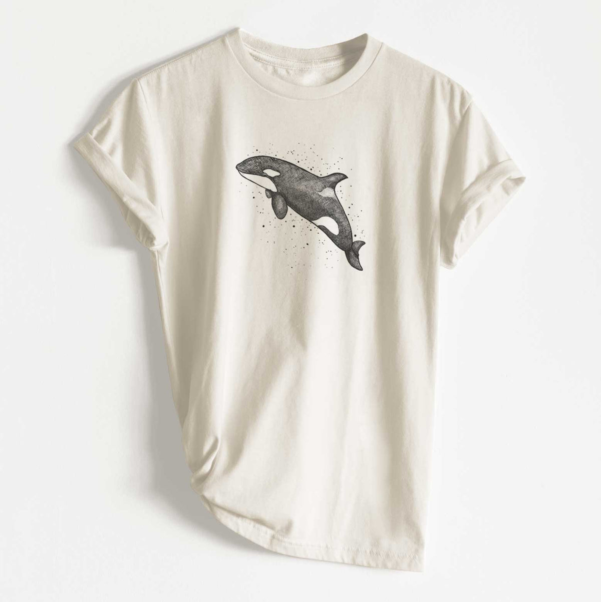 Orca Whale - Unisex Recycled Eco Tee  - CLOSEOUT - FINAL SALE