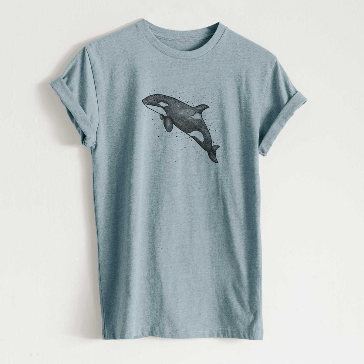 Orca Whale - Unisex Recycled Eco Tee  - CLOSEOUT - FINAL SALE