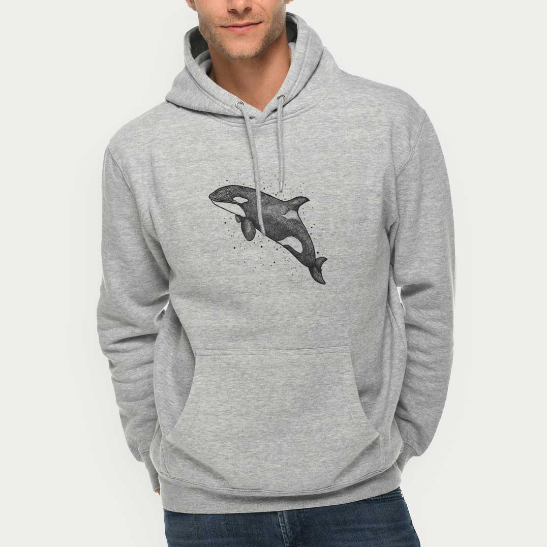 Orca Whale  - Mid-Weight Unisex Premium Blend Hoodie