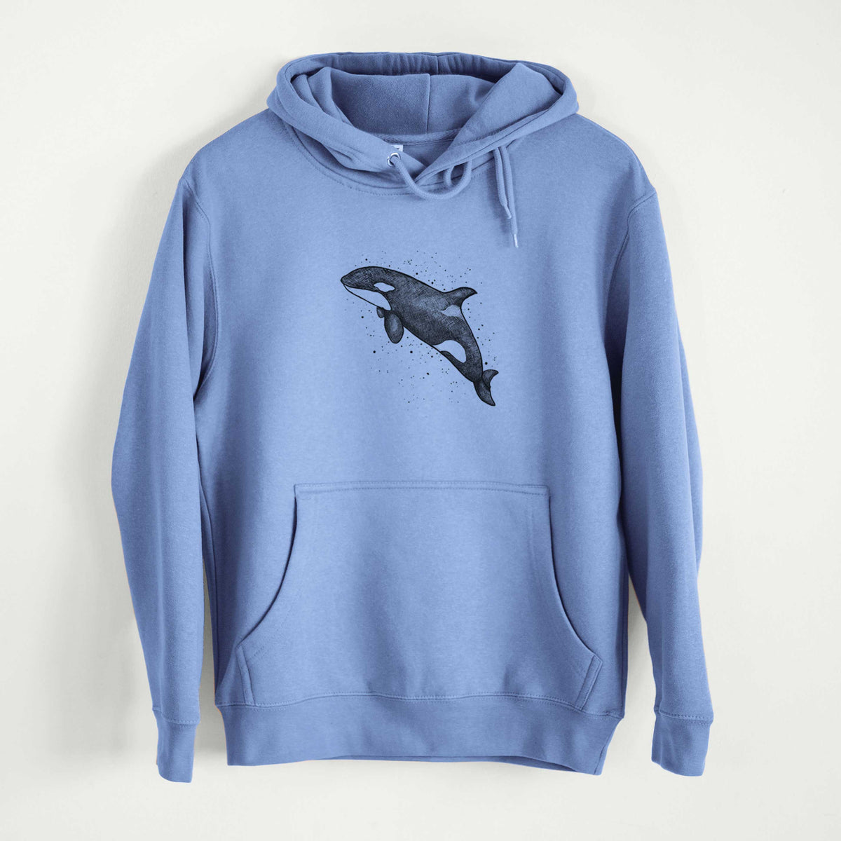 Orca Whale  - Mid-Weight Unisex Premium Blend Hoodie