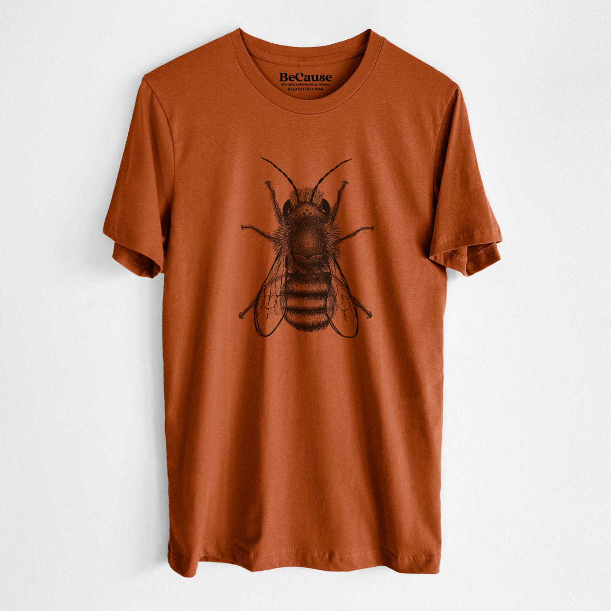 Osmia Bicornis - Red Mason Bee - Lightweight 100% Cotton Unisex Crewneck