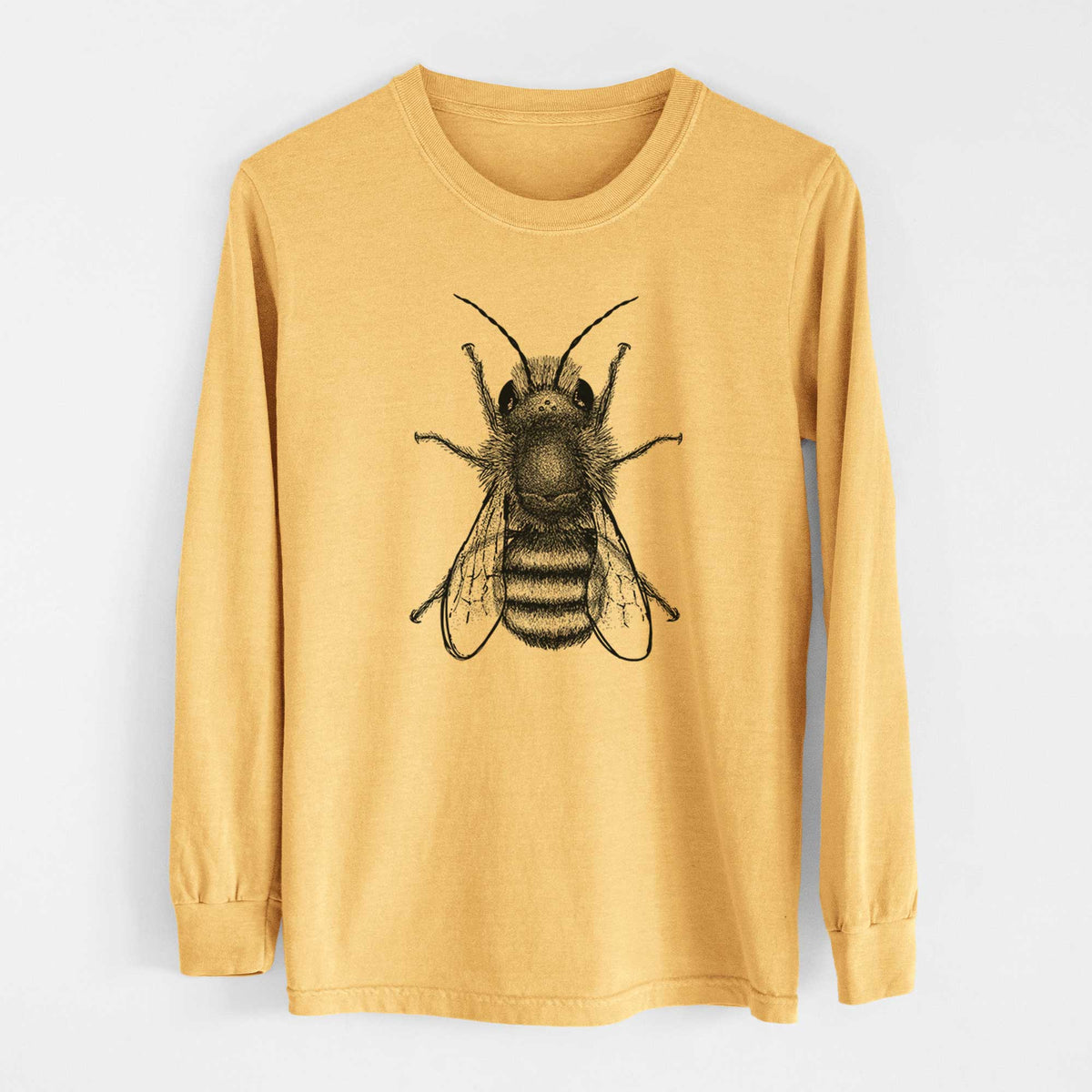 Osmia Bicornis - Red Mason Bee - Heavyweight 100% Cotton Long Sleeve