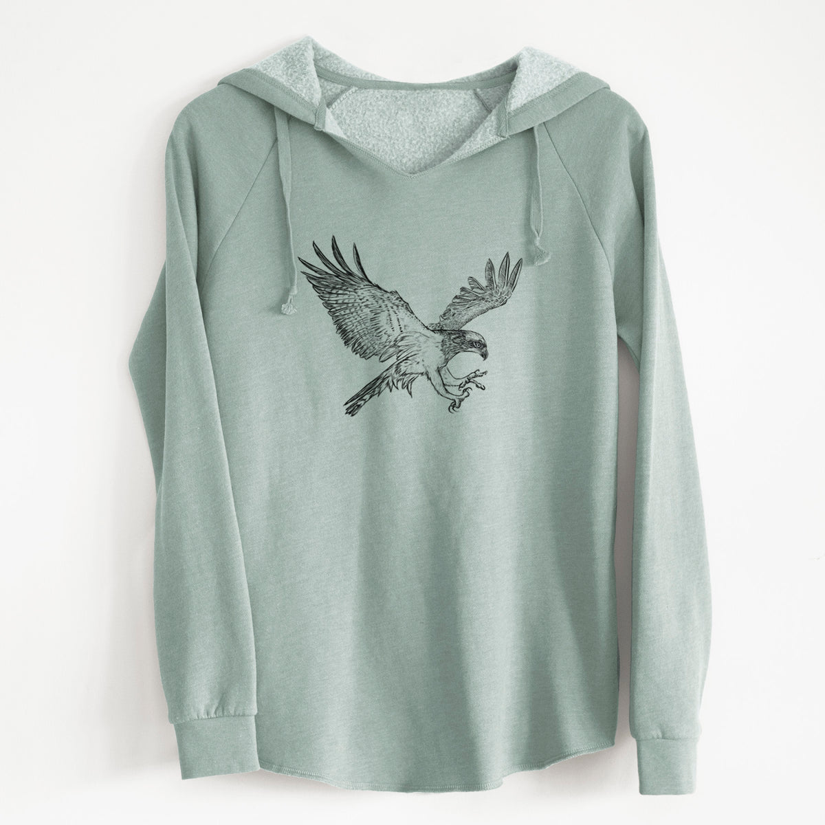 Osprey - Pandion haliaetus - Cali Wave Hooded Sweatshirt