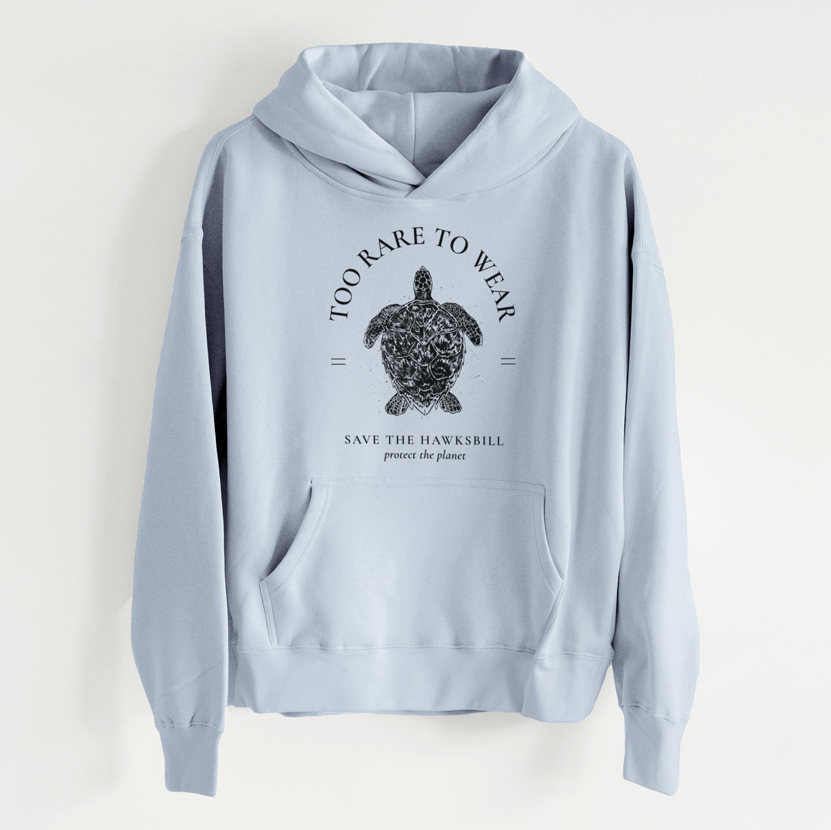 Too Rare to Wear - Save the Hawksbill - Women&#39;s Heavyweight Relaxed Hoodie