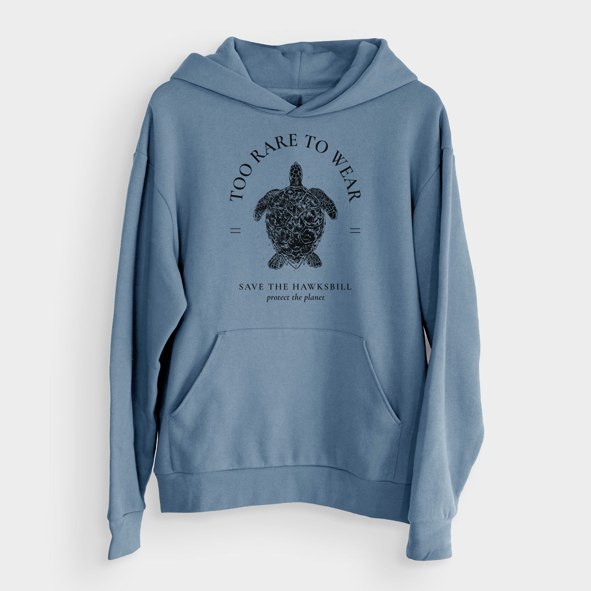 Too Rare to Wear - Save the Hawksbill  - Bodega Midweight Hoodie