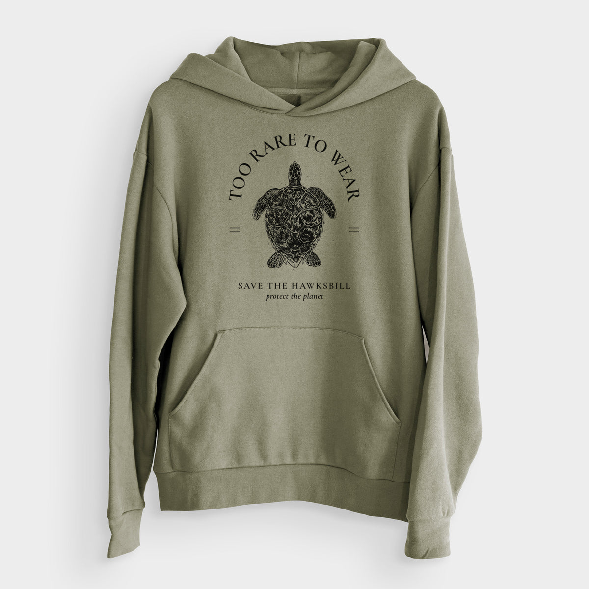 Too Rare to Wear - Save the Hawksbill  - Bodega Midweight Hoodie