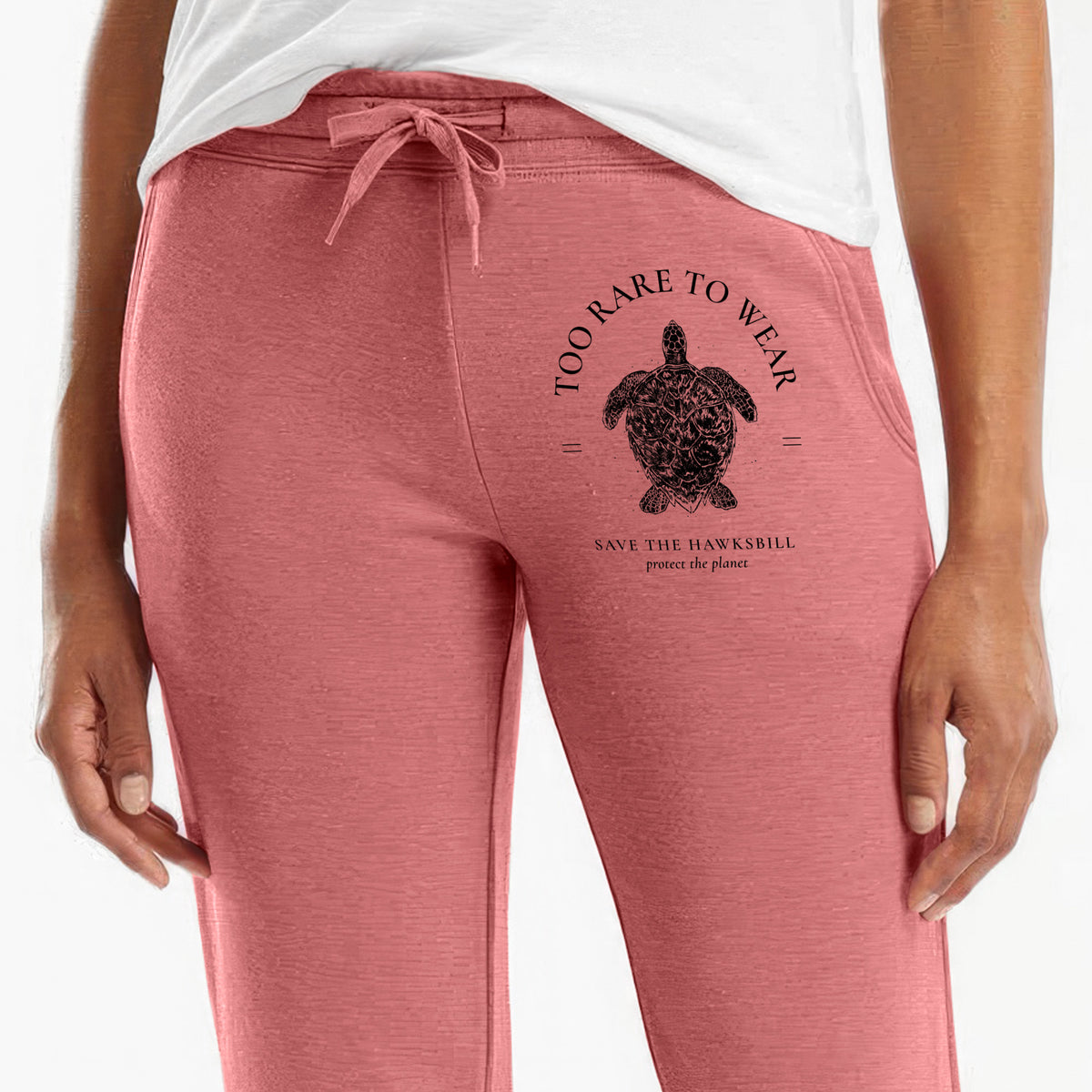 Too Rare to Wear - Save the Hawksbill - Women&#39;s Cali Wave Jogger Sweatpants