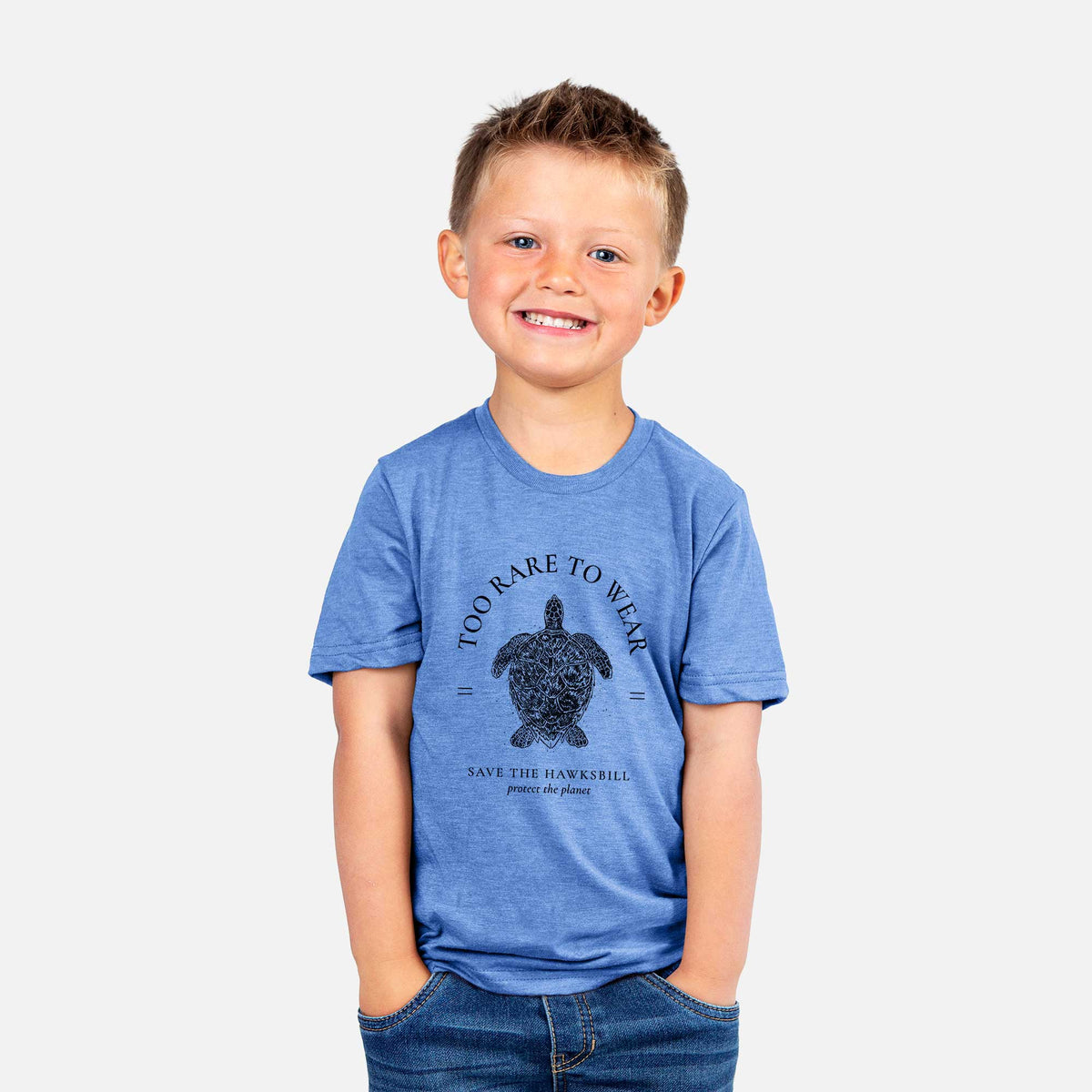 Too Rare to Wear - Save the Hawksbill - Kids Shirt