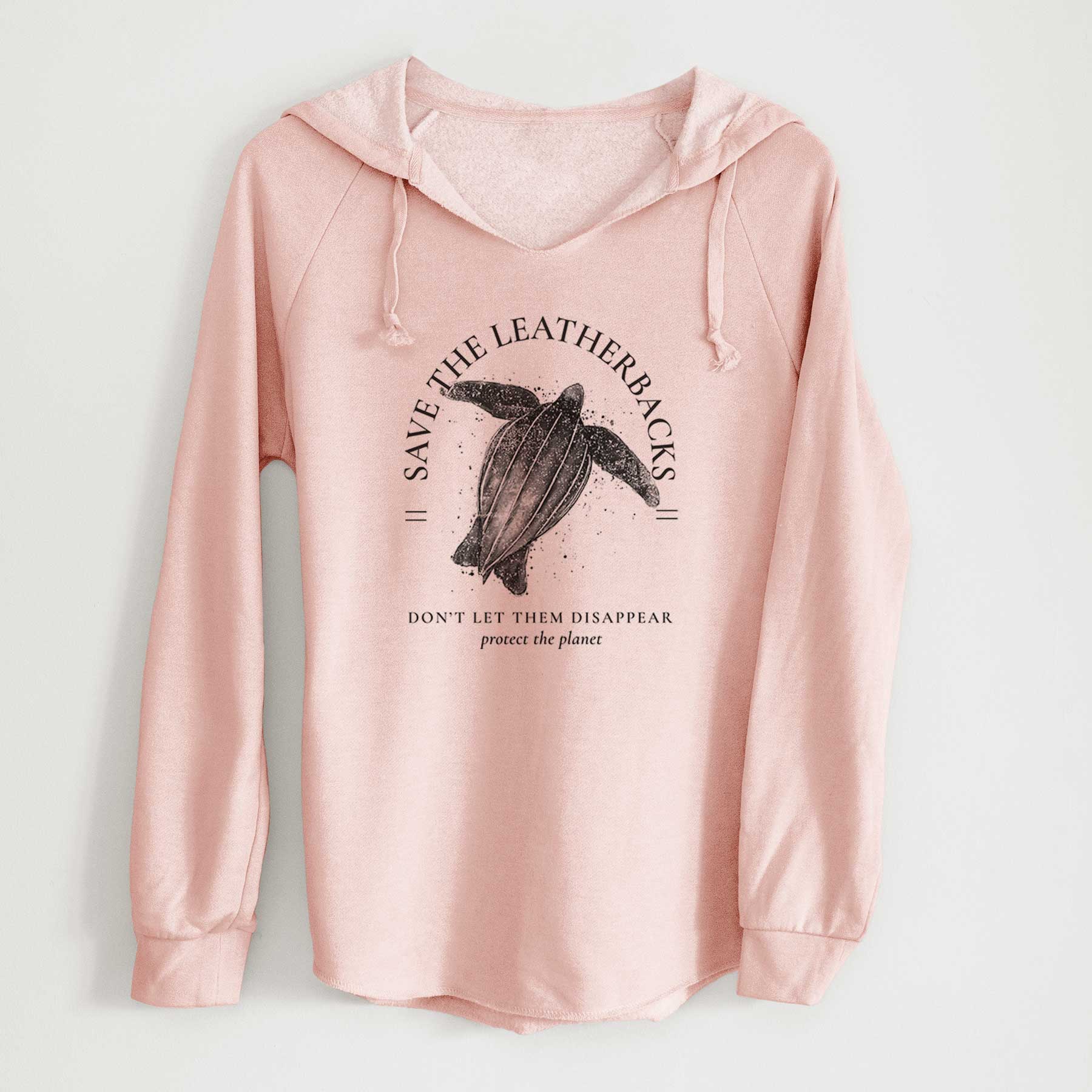 Save the Leatherbacks - Don't Let Them Disappear - Cali Wave Hooded Sweatshirt