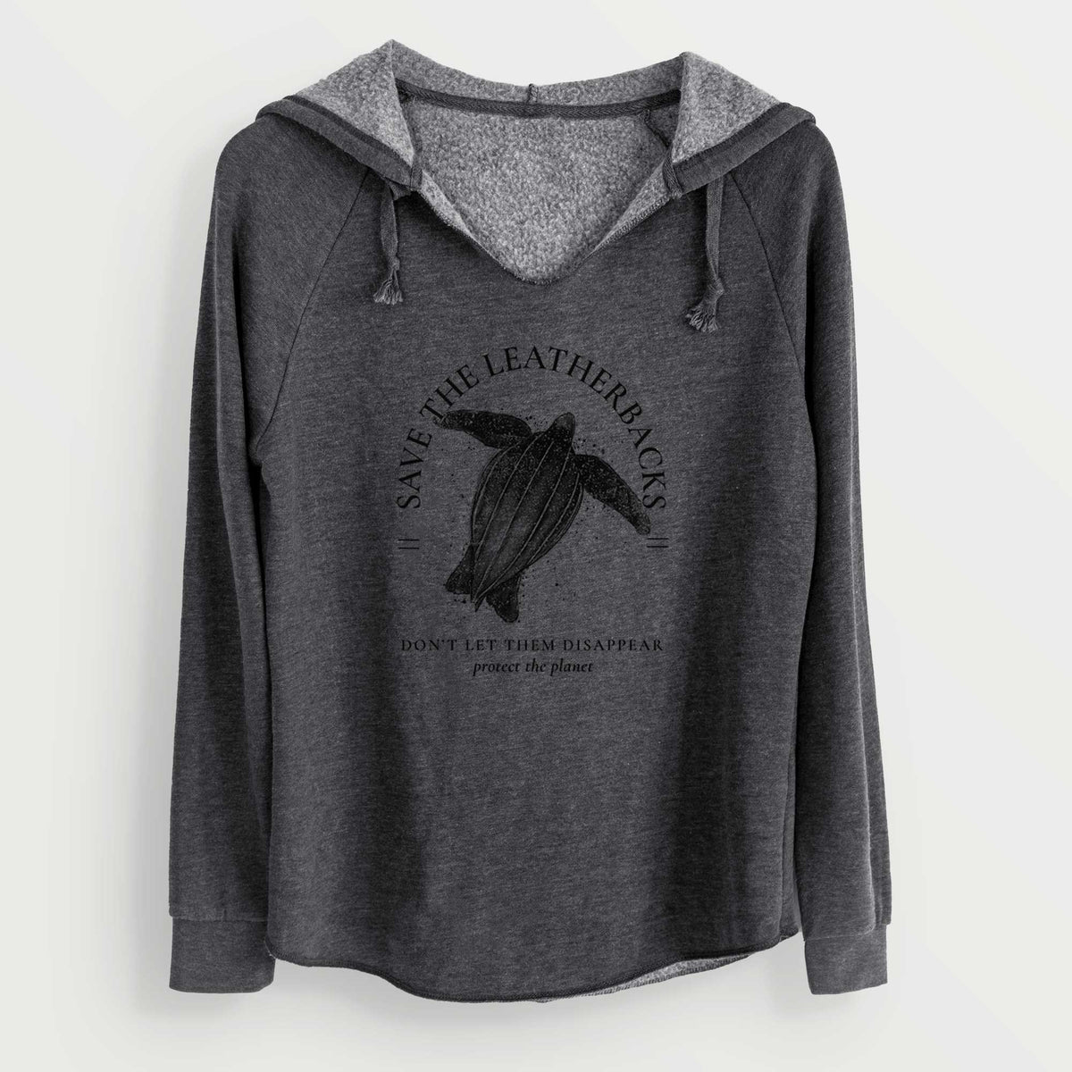 Save the Leatherbacks - Don&#39;t Let Them Disappear - Cali Wave Hooded Sweatshirt