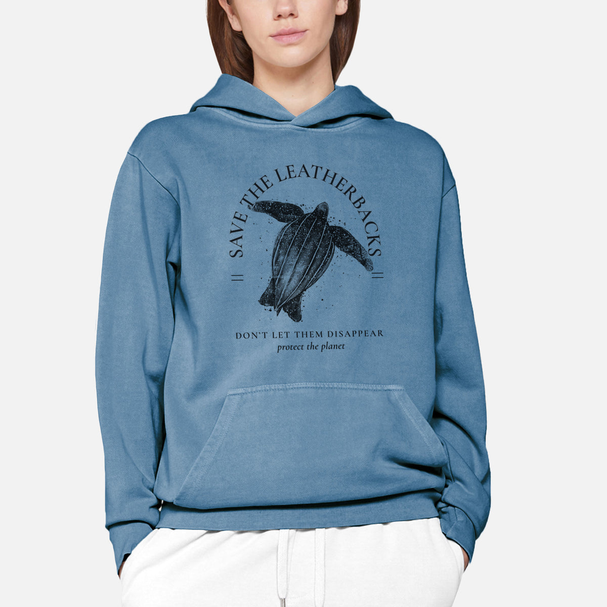 Save the Leatherbacks - Don&#39;t Let Them Disappear  - Urban Heavyweight Hoodie