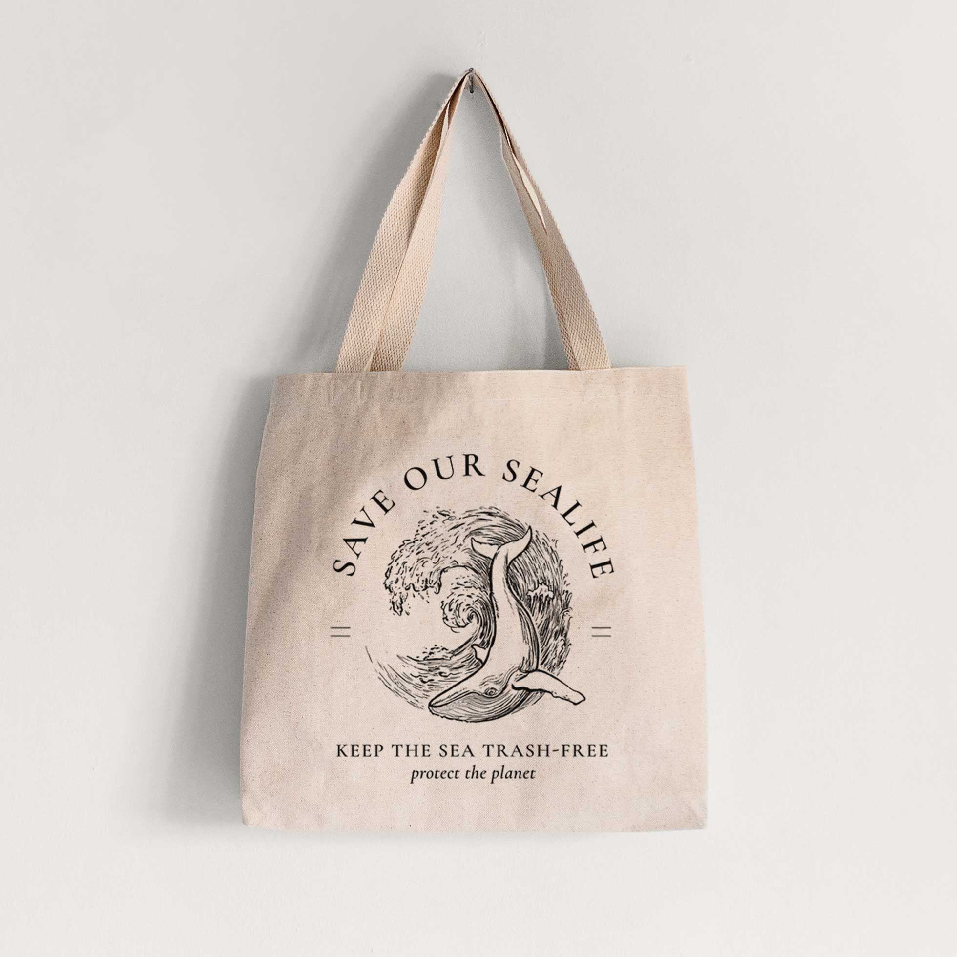 Save our Sealife - Keep the Sea Trash-Free - Tote Bag