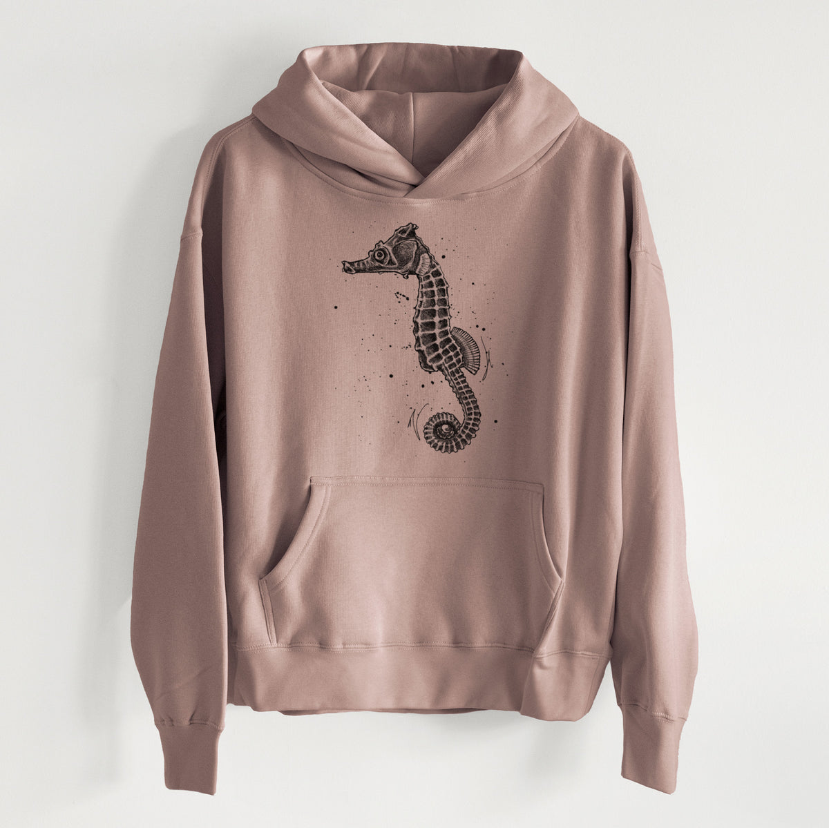 Hippocampus ingens - Pacific Seahorse - Women&#39;s Heavyweight Relaxed Hoodie
