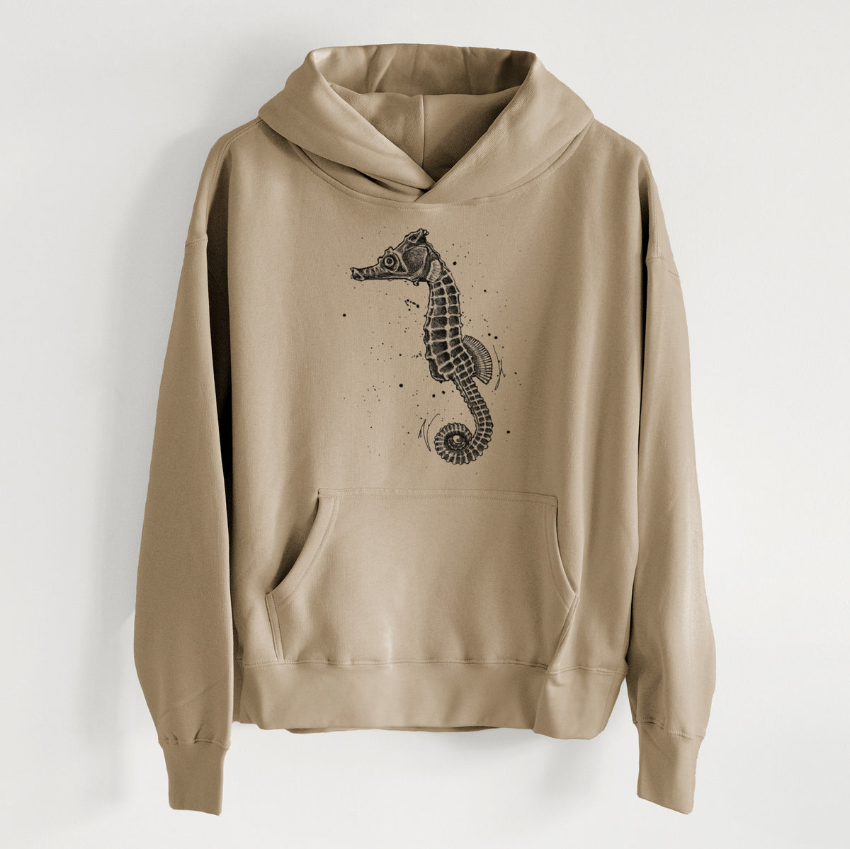 Hippocampus ingens - Pacific Seahorse - Women&#39;s Heavyweight Relaxed Hoodie