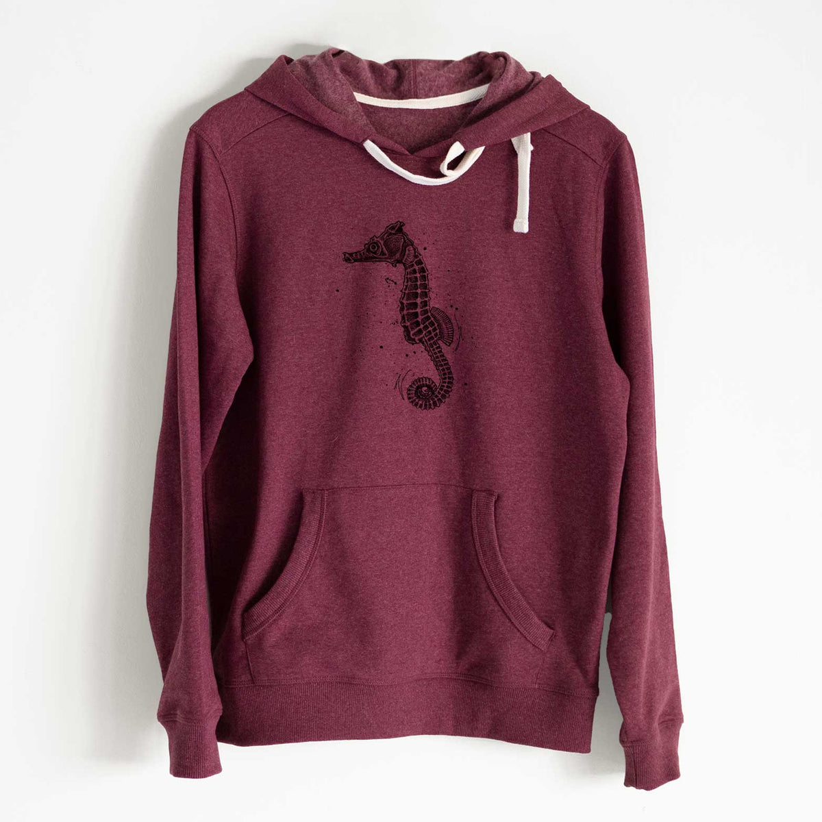 Hippocampus ingens - Pacific Seahorse - Unisex Recycled Hoodie - CLOSEOUT - FINAL SALE