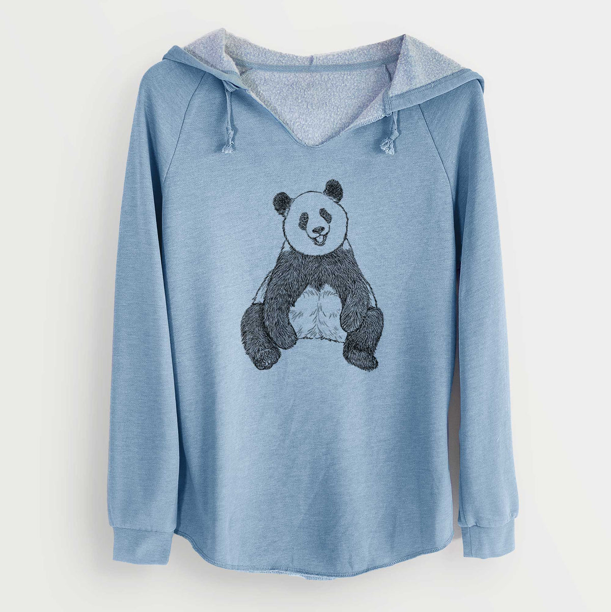 Ailuropoda melanoleuca - Giant Panda Sitting - Cali Wave Hooded Sweatshirt