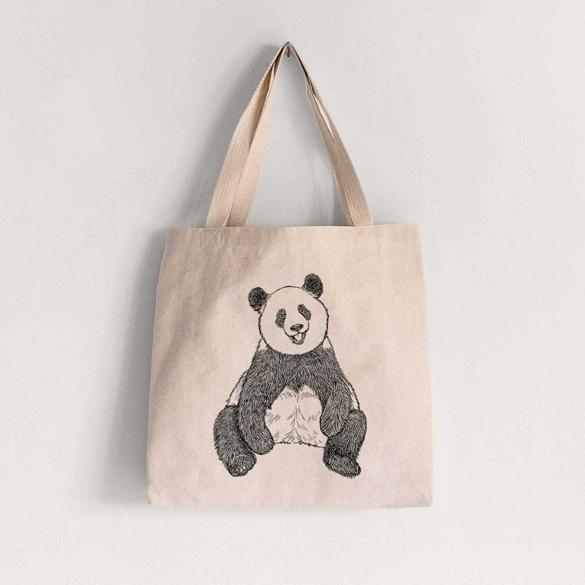 Ailuropoda melanoleuca - Giant Panda Sitting - Tote Bag