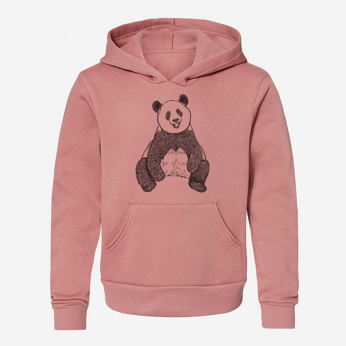 Ailuropoda melanoleuca - Giant Panda Sitting - Youth Hoodie Sweatshirt