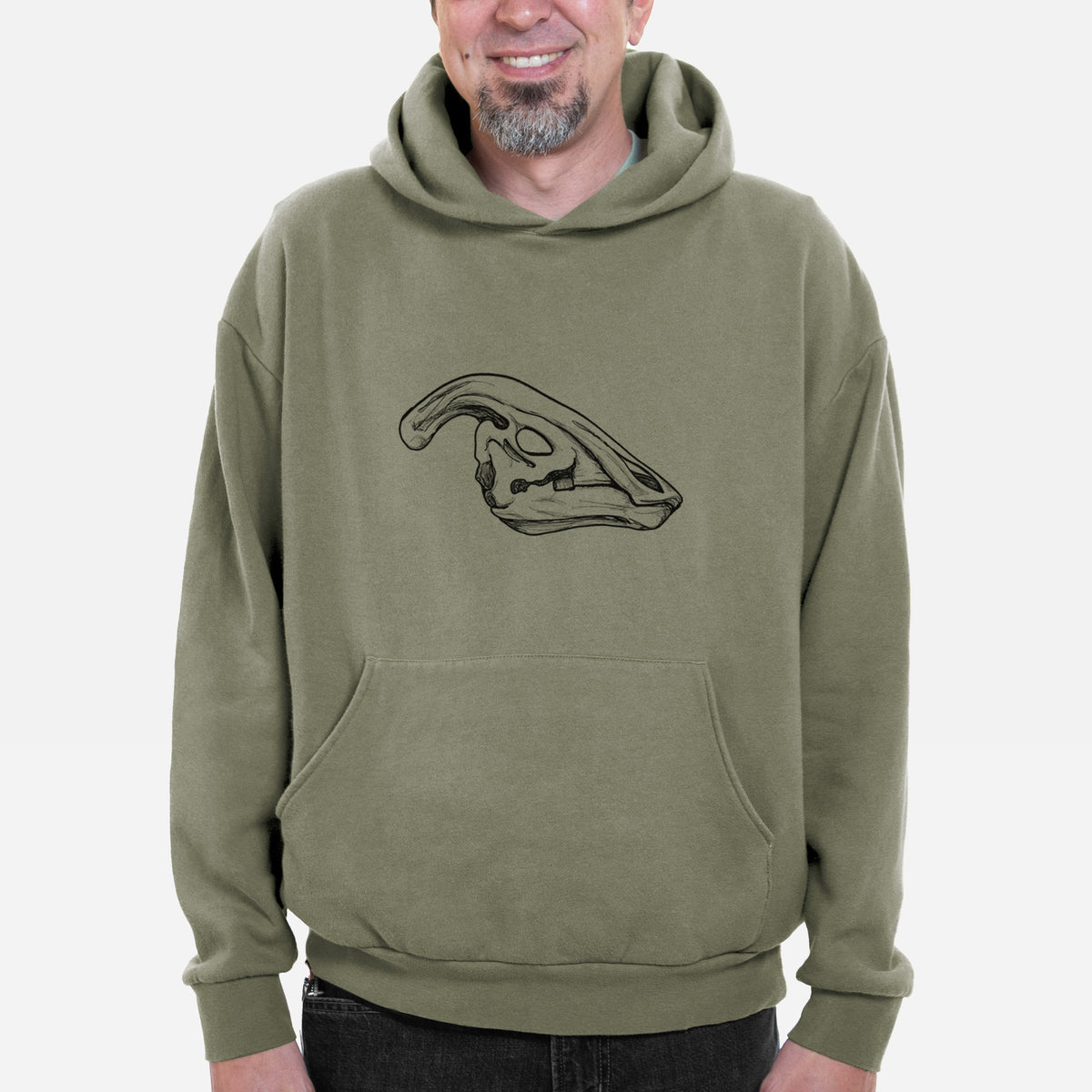 Parasaurolophus Skull  - Bodega Midweight Hoodie