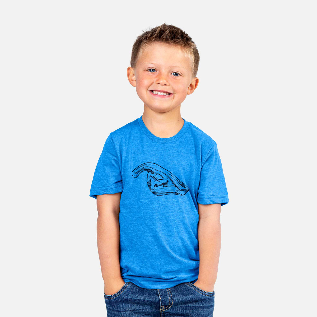 Parasaurolophus Skull - Kids Shirt