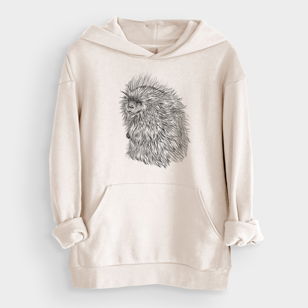 North American Porcupine - Erethizon dorsatum  - Bodega Midweight Hoodie