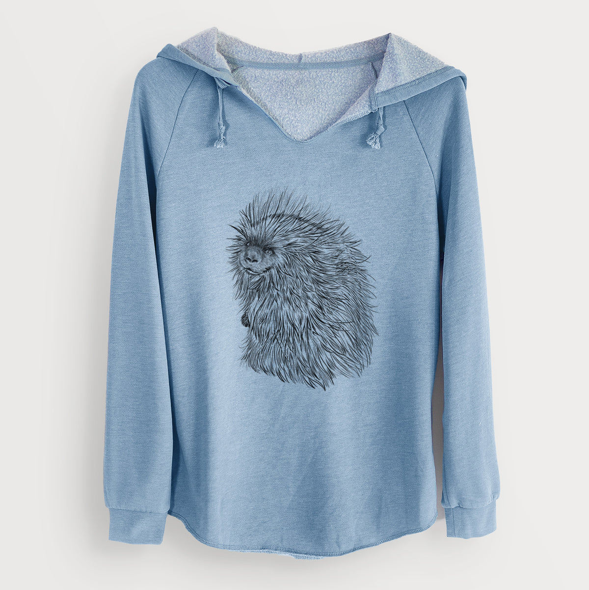North American Porcupine - Erethizon dorsatum - Cali Wave Hooded Sweatshirt
