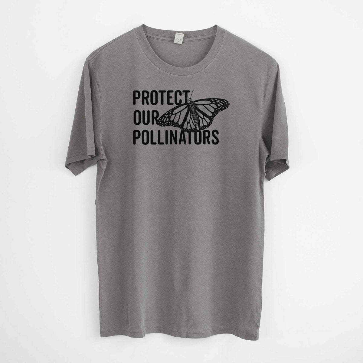 Protect our Pollinators -  Mineral Wash 100% Organic Cotton Short Sleeve