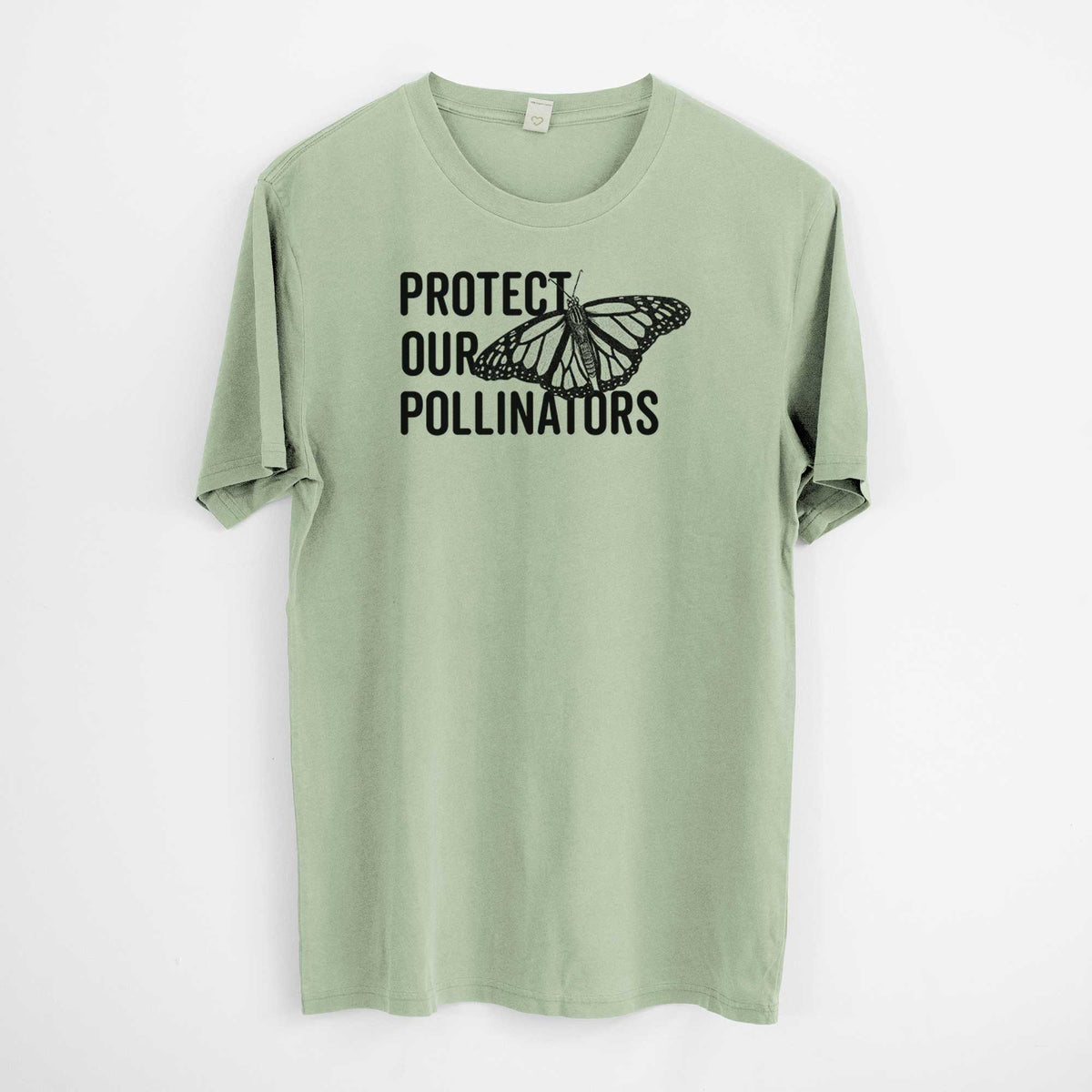 Protect our Pollinators -  Mineral Wash 100% Organic Cotton Short Sleeve