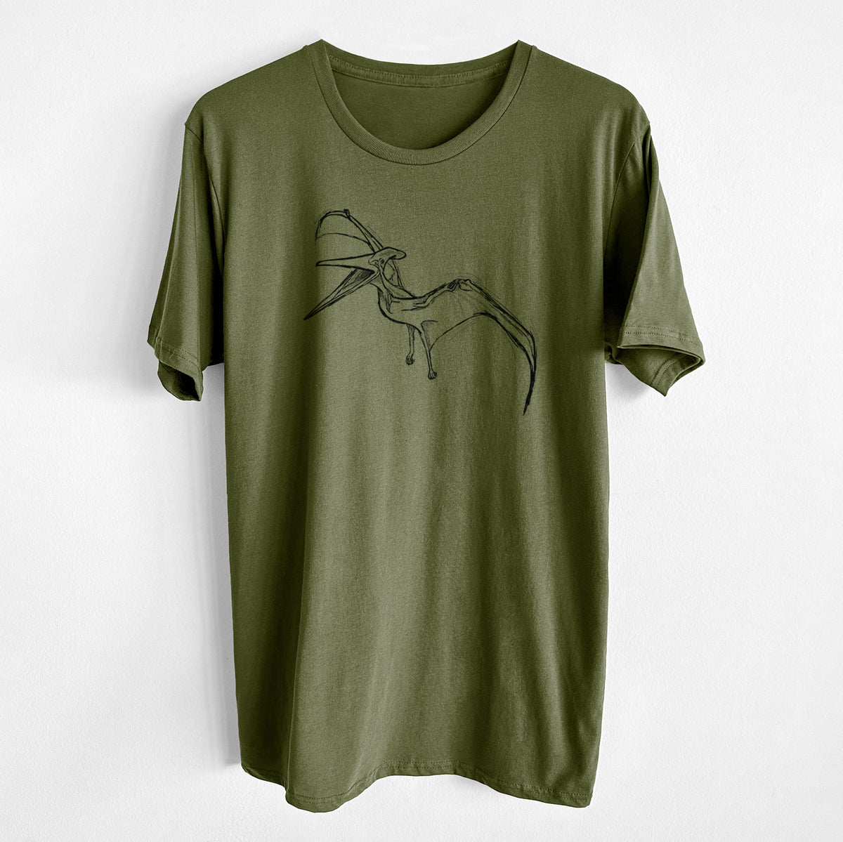 Pteranodon Longiceps - Unisex Crewneck - Made in USA - 100% Organic Cotton