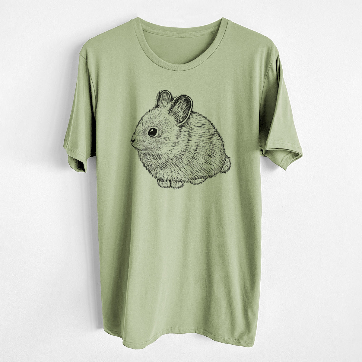 Columbia Basin Pygmy Rabbit - Unisex Crewneck - Made in USA - 100% Organic Cotton