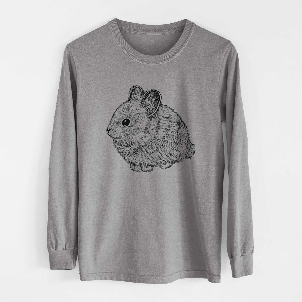 Columbia Basin Pygmy Rabbit - Heavyweight 100% Cotton Long Sleeve